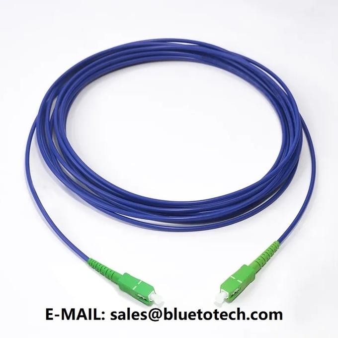 cabo de remendo 3mm blindado LC da fibra ótica de 2mm à palavra simples 3 do único modo do cabo do remendo de Armroed da fibra ótica do LC