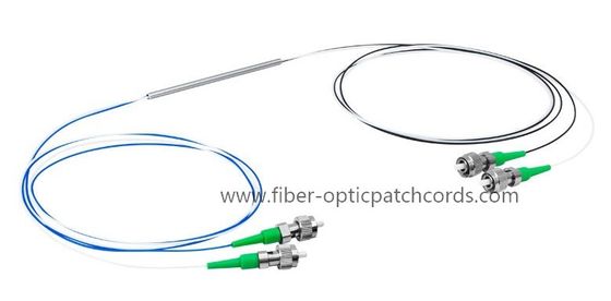 980/1550 o divisor Singlemode 2 * 2 diminuto do cabo de fibra óptica acoplador