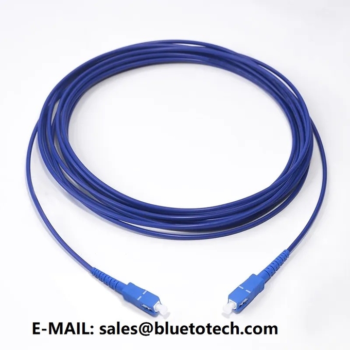 cabo de remendo 3mm blindado LC da fibra ótica de 2mm à palavra simples 2 do único modo do cabo do remendo de Armroed da fibra ótica do LC