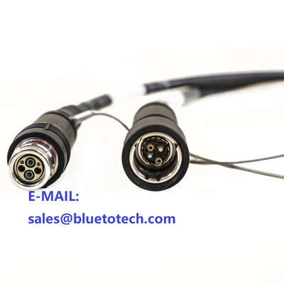 3K93C 2 Fiber 2 Power Electric Hybrid Cable Outdoor Fiber Optic Hybrid Patch Cord