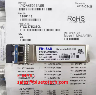 FINISAR FTLX1471D3BCL SFP+ 10Gb/s 1310nm 10km Transceptor óptico