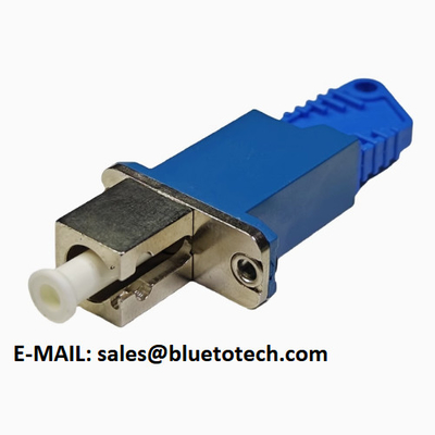 Adaptadores híbridos de Fibra Ótica E2000/UPC para LC/UPC Modelo único Cor azul Simplex E2000 para LC Modulo único Simplex Adaptador híbrido de Fibra Ótica