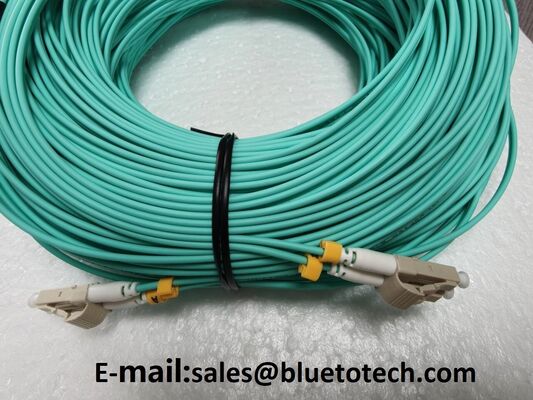 LC-LC OM3 Duplex Fiber Optic Patch Cord 2 mm para transmissão de dados de alta velocidade