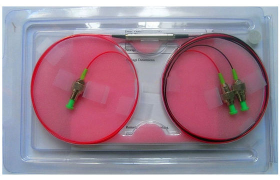 980/1550 conectores de PM Type With de FC/APC do modelo do WDM do divisor da fibra ótica do PM únicos